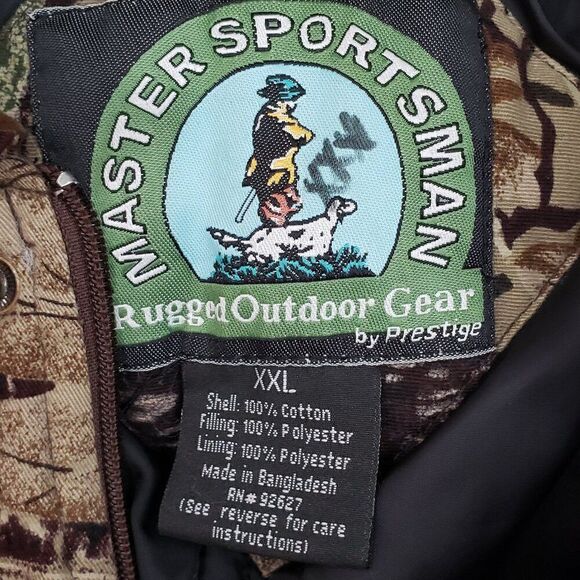 Master Sportsmans Prestige Insulated Camo Coveralls Mens XXL Hunting Winter - Picture 8 of 12
